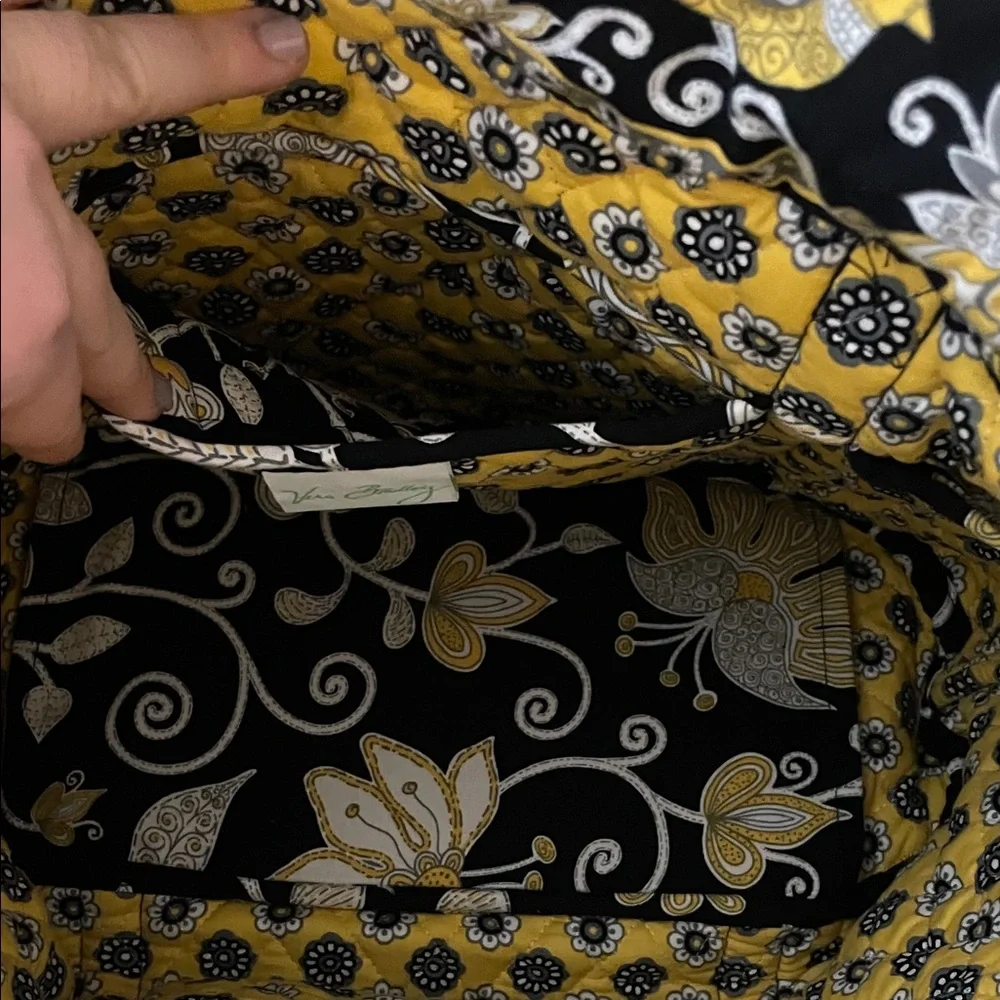 Vintage Vera Bradley Yellow Bird Tote Bag NWT - Picture 4 of 9